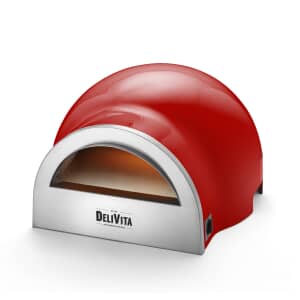 DeliVita Gas Eco Pizza Oven - Chilly Red