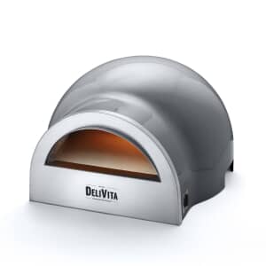 DeliVita Gas Eco Pizza Oven - Hale Grey