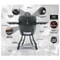 Pit Boss PBK24 Ceramic Kamado Charcoal Grill in Grey 3