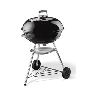 Weber Compact Kettle Charcoal BBQ Black 47cm