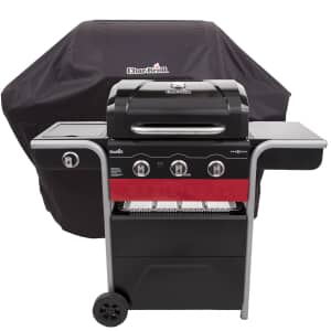 Char-Broil Gas2Coal 330 Hybrid Gas and Charcoal BBQ With Cover