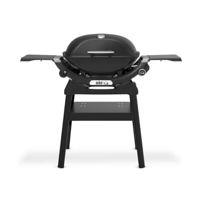 Weber Q2200N with Side Tables and Compact Stand Gas BBQ