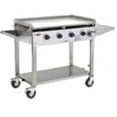 BeefEater Clubman Smash Griddle Plancha 4 Burner - Stainless Steel Gas BBQ