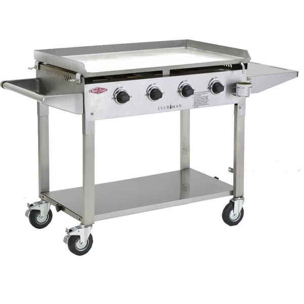 BeefEater Clubman Smash Griddle Plancha 4 Burner - Stainless Steel Gas BBQ