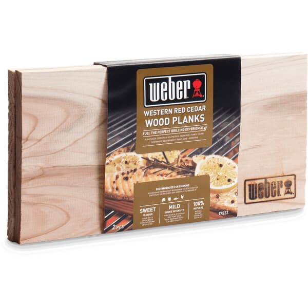 Weber Western Red Cedar Wood  Planks - Small