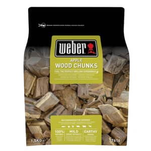Weber Apple Wood Chunks - 1.5kg