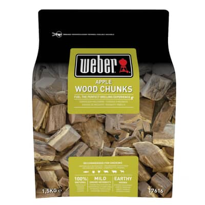 Weber Apple Wood Chunks - 1.5kg