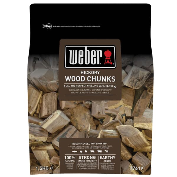 Weber Hickory Wood Chunks 1.5kg