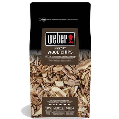 Weber Hickory Wood Chips - 0.7kg
