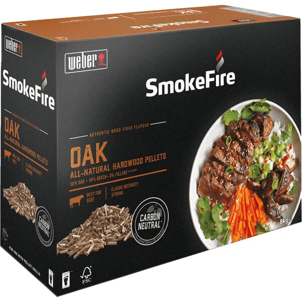 Weber Wood Pellets SmokeFire FSC - Oak