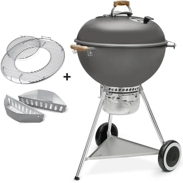 Weber 70th Anniversary Edition GBS Kettle Charcoal BBQ Metal Grey 57cm