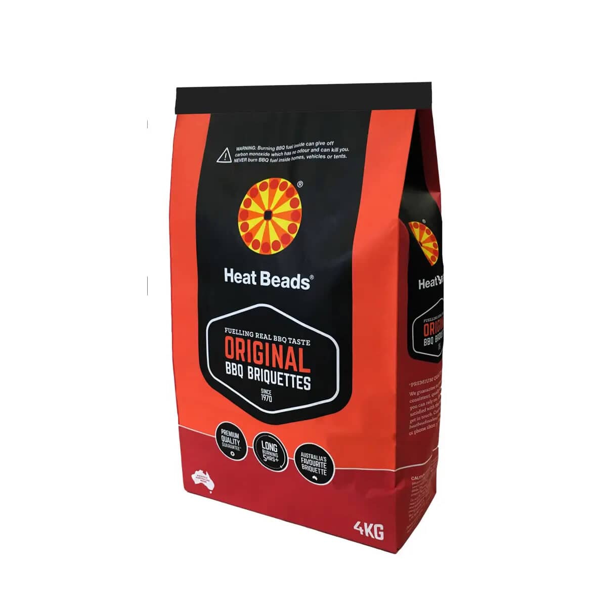 Australian Heat Beads BBQ Briquettes - 4kg Bag