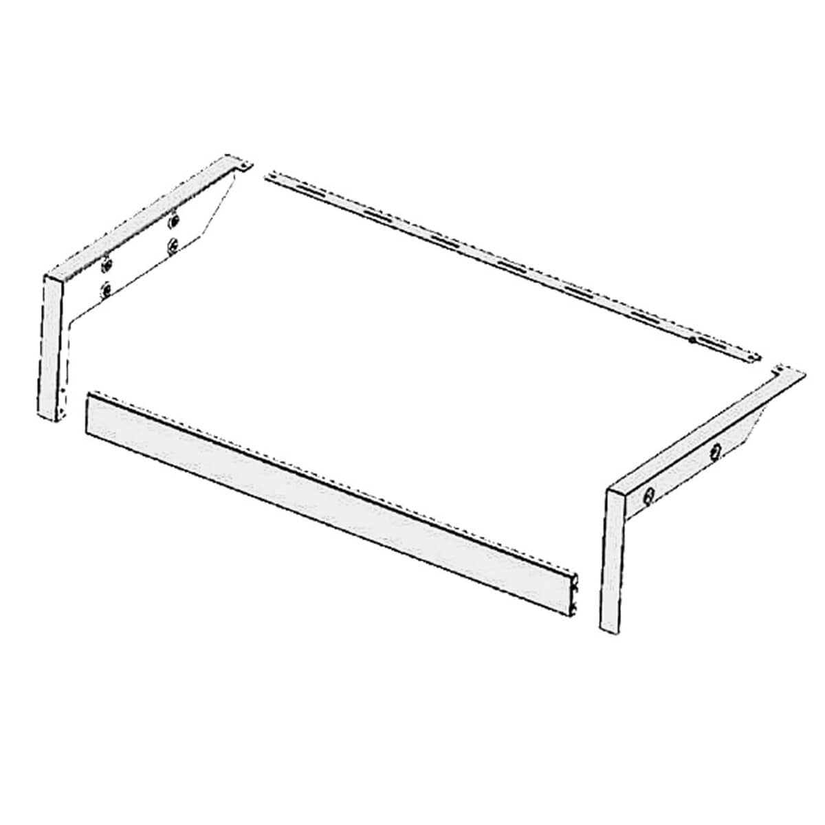 Beefeater Beefeater 1100 Series 3 Burner Built-in Trim Kit  23143 