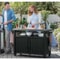 Keter Unity Double BBQ Table - Anthracite 4