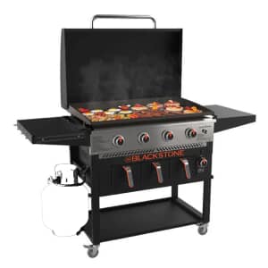 Blackstone 36 Inch 4 Burner Gas Griddle Plus with Air Fryer