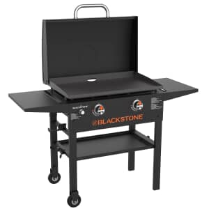 Blackstone 28 Inch 2 Burner Gas Plancha Griddle with Hood