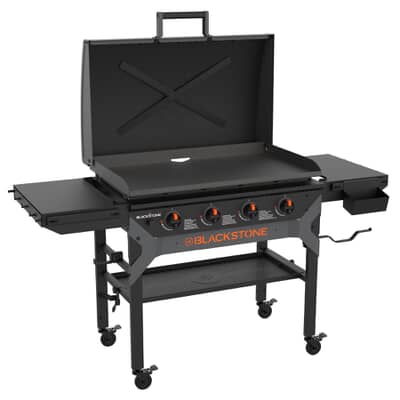 Blackstone 36 Inch 4 Burner Iron Forged Blackout Gas Griddle With Hood  - NEW FOR 2026