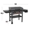 Blackstone 28 Inch 2 Burner Iron Forged Blackout Gas Griddle Cooking Station With Hood - NEW FOR 2026 2