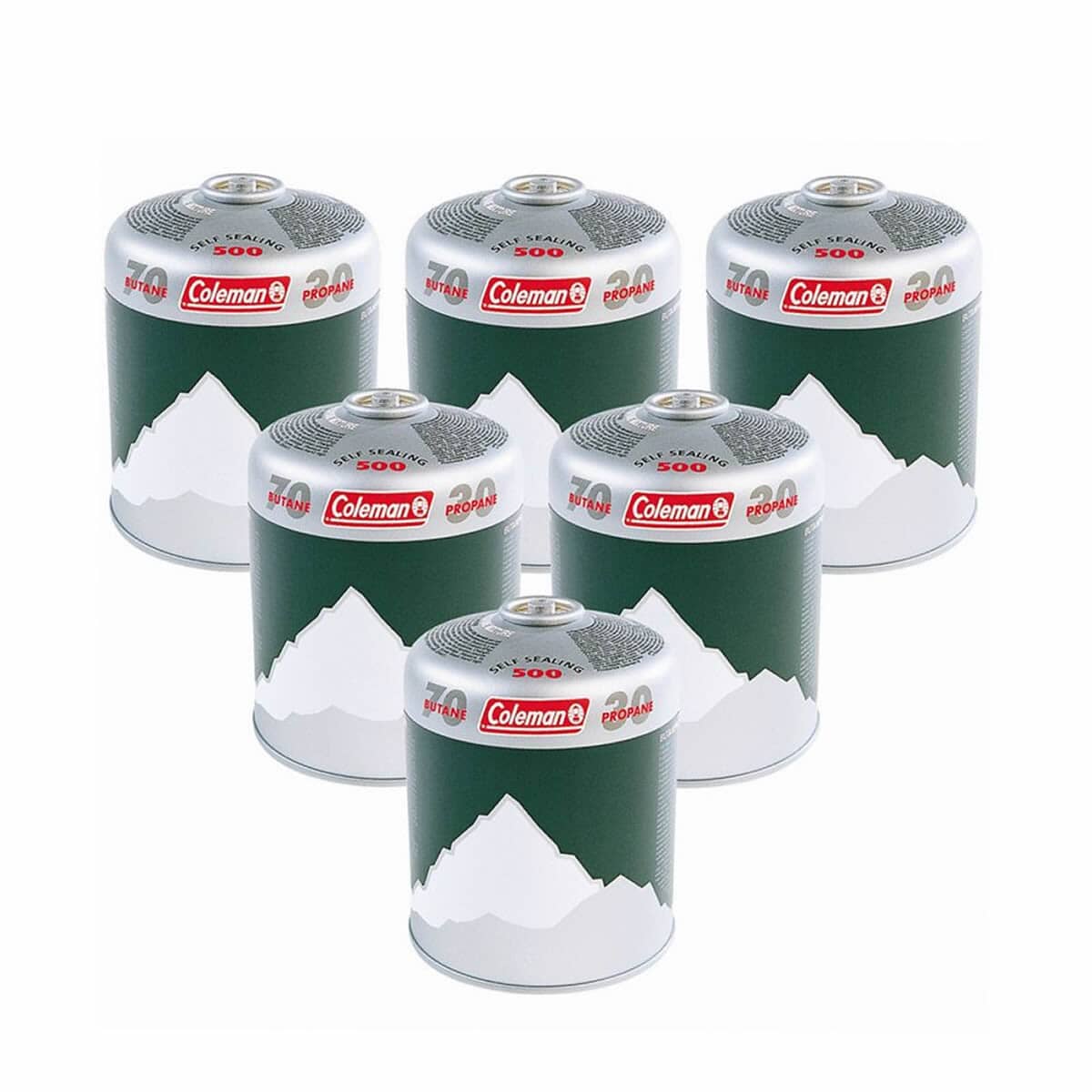 Coleman Campingaz C500 Gas Canister x 6 - Extra Value Multipack ...