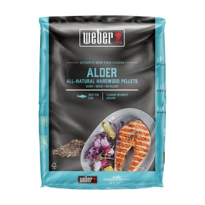 Weber All-Natural FSC Hardwood Pellets 8kg - Alder