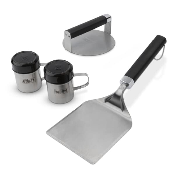 Weber Plancha Griddle Smashed Burger Set - NEW FOR 2026