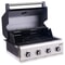 Outback Jupiter 4 Burner Hybrid Gas and Charcoal Built in BBQ Black 2