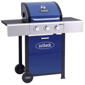 Outback Mercury 3 Burner Gas BBQ Blue - New for 2025