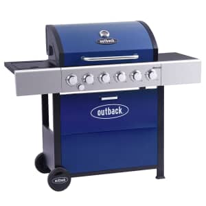 Outback Mercury 6 Burner Gas BBQ Blue - New for 2025