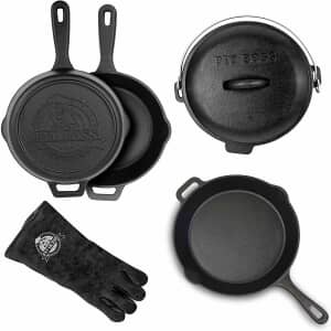 Pit Boss 6 Piece Cast Iron Starter Kit