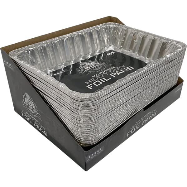 Pit Boss Foil Pans All Purpose Large - 4 Pack
