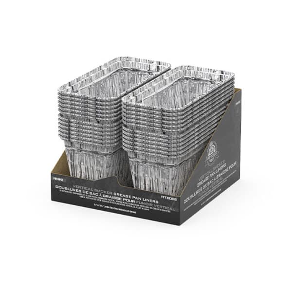 Pit Boss Foil Grease Pan Liners- Pro 4 Vertical - 6 Pack
