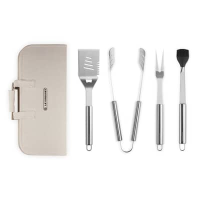 Le Creuset BBQ Set Of 4 Tools And Carry Bag
