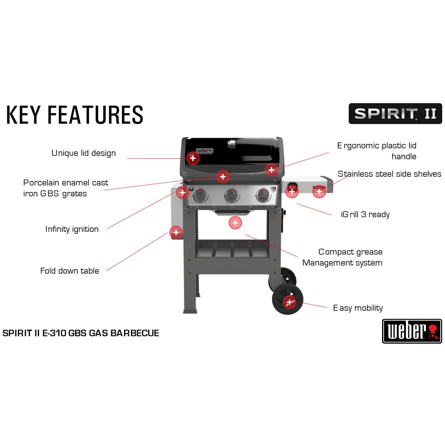spirit weber e 310