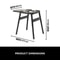 Ninja Woodfire Universal Adjustable Stand And Side Table Black 5