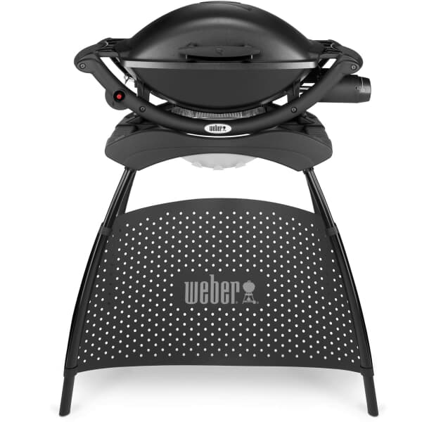 Weber Q1000 Portable Gas BBQ with Stand in Black