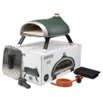 DeliVita Diavolo Gas Fired Pizza Oven in Green