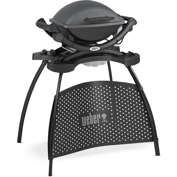 er® Q™ 1400 Dark Grey Electric BBQ with Stand (52020374) BBQ World