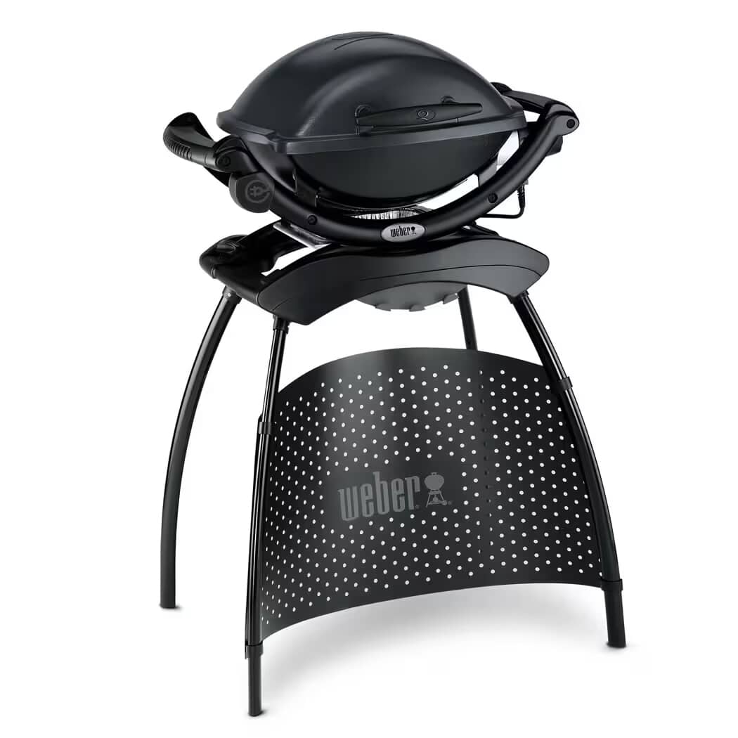 Weber Q 1400 Dark Grey Electric BBQ with Stand