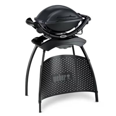 Weber Q 1400 Dark Grey Electric BBQ with Stand
