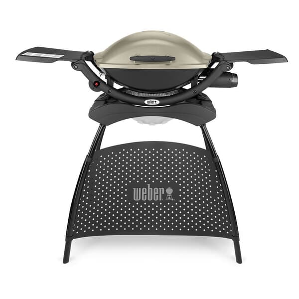 Weber Q 2000 Titanium with Stand Gas BBQ 53060374