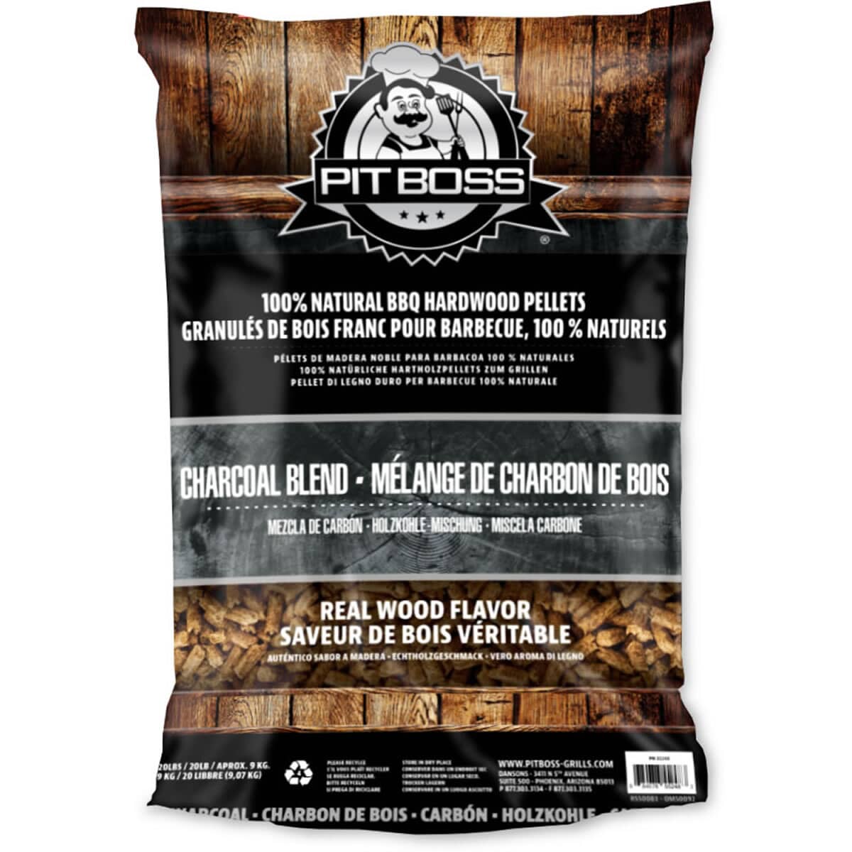 pit boss all natural bbq hardwood pellets