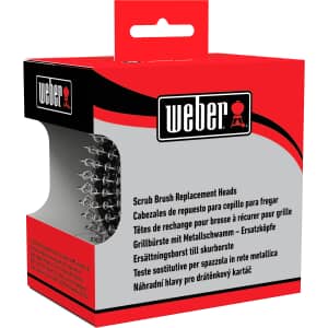 Weber Scrub Cleaning Brush Replacement Heads - 2 Pack