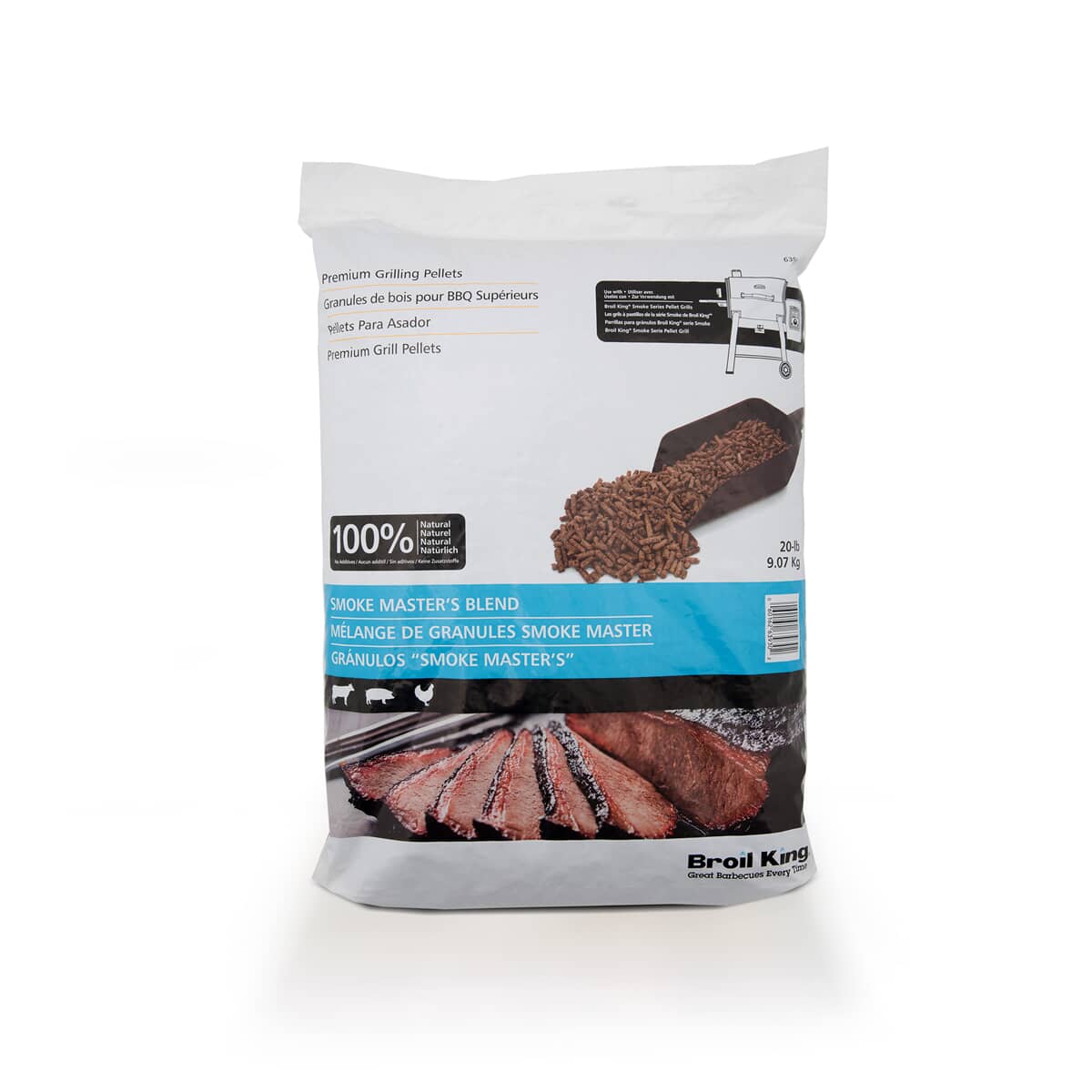 Broil King Premium Grilling Pellets - Smoke Masters Blend 9kg