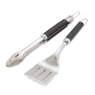 Weber Precision Barbecue Tongs and Spatula Set