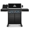 Broil King Baron 490 IRX Shadow Gas BBQ - PLUS FREE GRIDDLE | COVER | TOOL KIT 1