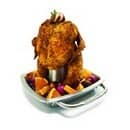 Broil King Premium Stainless Steel Chicken Roaster with Pan