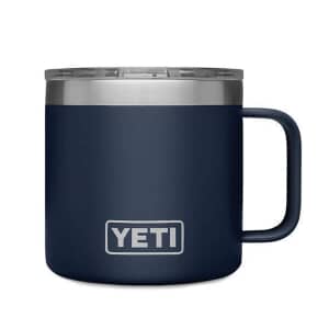 Yeti Rambler 14 Oz Insulated Mug Navy