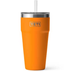 Yeti Rambler 26 Oz Straw Cup King Crab Orange
