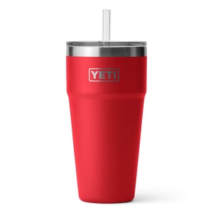 Yeti Rambler 26 Oz Straw Cup Rescue Red