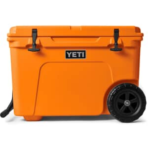 Yeti Tundra Haul Wheeled Cooler King Crab Orange